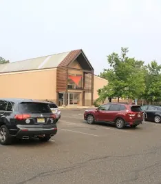 The free car park outside Princeton Professional Park.